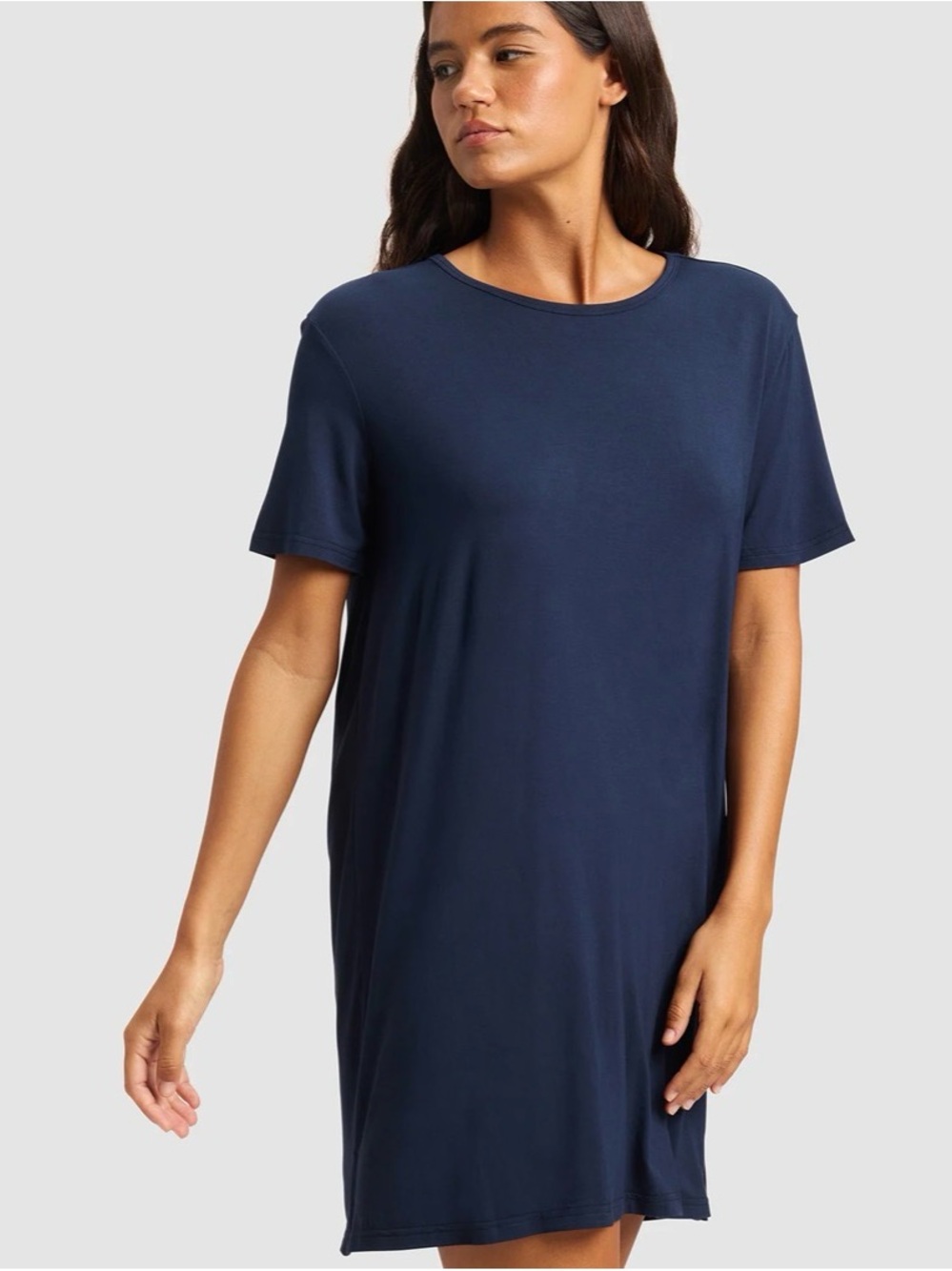 Cozy Earth XXL Bamboo Rib-Knit Boyfriend Sleep shirt size XXL Dress Shirt